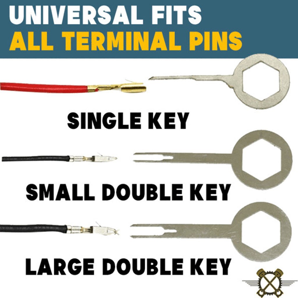 Terminal Auswerfer Bausatz Auto stecker Terminal entfernung werkzeug Nadel auswerfer drücken-Stift werkzeug kabelbaum Nadel Pflücker Auto Reparatur Werkzeug #93