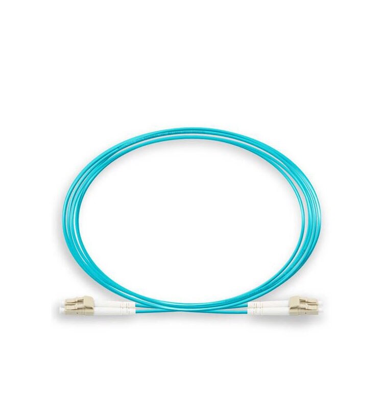 10Pcs OM3 LC UPC-LC UPC Multimode Duplex 3.0mm Optical Fiber Optic Patch Cord Optical Patch Cable 1/2/3/5/10m