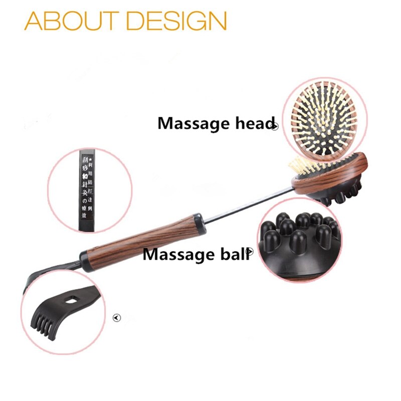 Gezondheidszorg Massage Hamer Klop Lichaam Terug Hoofd Klop Scratcher Ontspannen Plastic Houten Massage Hamer Verlichten Druk