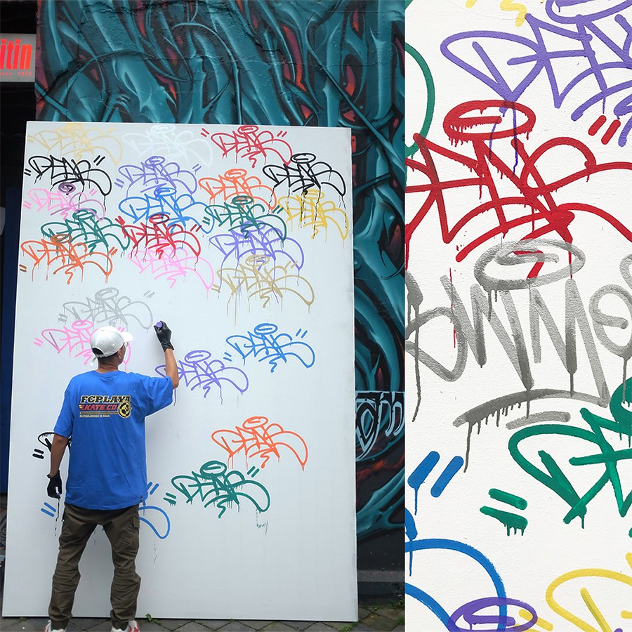 45ml Graffiti Paint pen 10mm round head Signature pen Marker Waterproof suitable for graffiti on glass, cardboard, plastic, meta