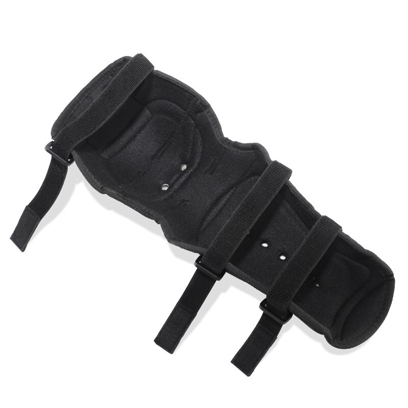 Protector de codos y rodillas para motocicleta, Protector de codo de acero inoxidable grueso para carreras, armadura protectora
