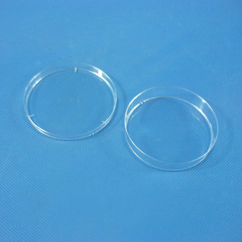 10 stk/sæt 70 x 15mm sterile petriskåle i plast med låg gennemsigtigt bakteriegærplade vævskulturskål