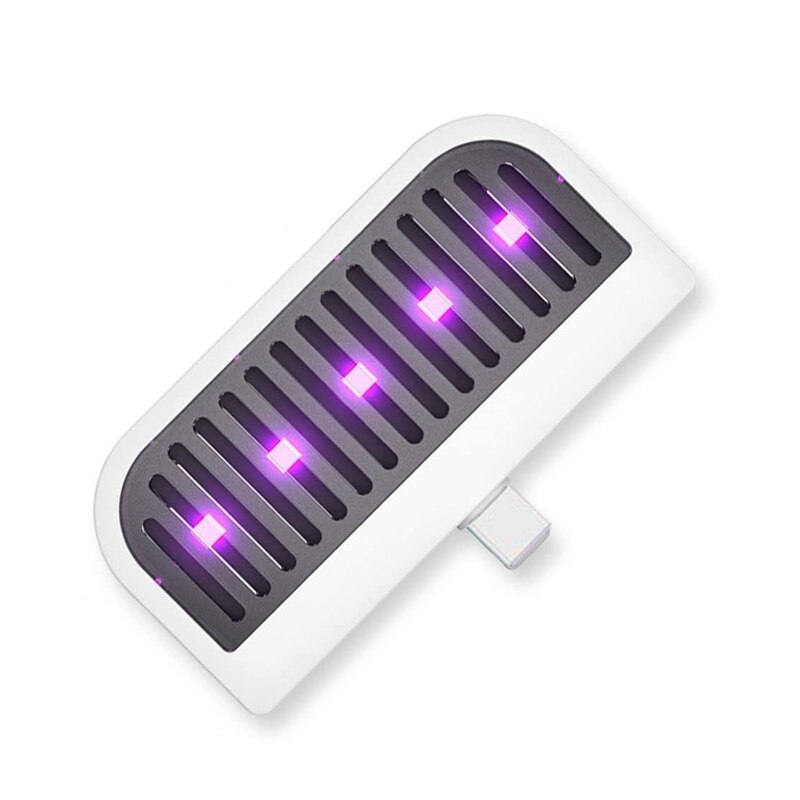 Pocket Uv Licht Compatibel Voor Android Usb Type C-Draagbare Voor Uw Mobiele Telefoon Met Uvc Uva Licht: white