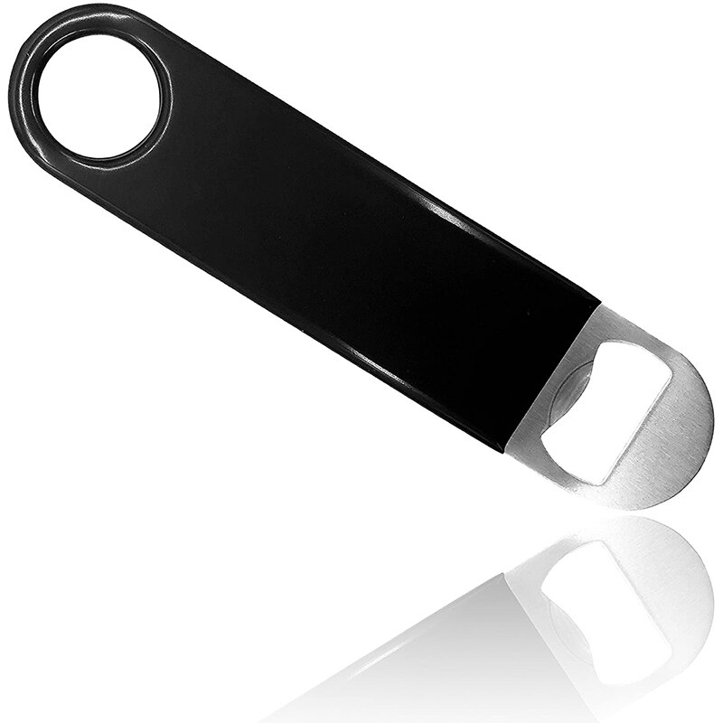 Premium Metal Beer Opener Portable Beverage Beer Bottle Openers Stainless Steel Kitchen Bar Tools: black
