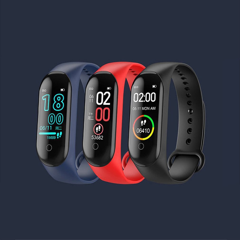 M5 M4 Smart Band Sport Fitness Armband Horloge Fitness Tracker Smartband Bloeddruk Hartslagmeter Waterdicht Polsbandje