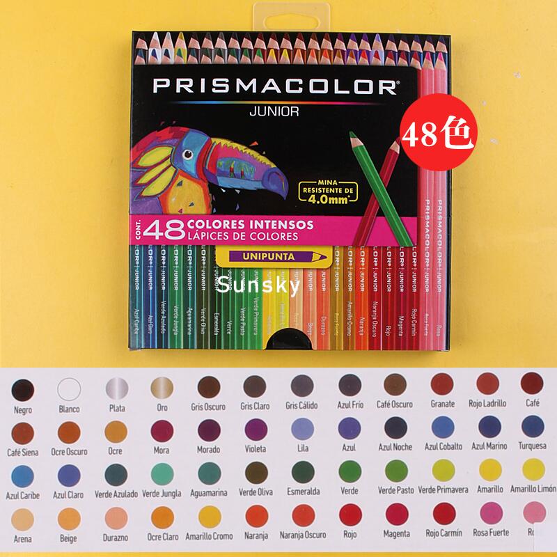 24 Skin Color 48 72 96 132 150 prismacolor Premier soft Colored pencil,Prismacolor Premier 150 Color,Prismacolor Junior 24 36 48: Junior 48 color