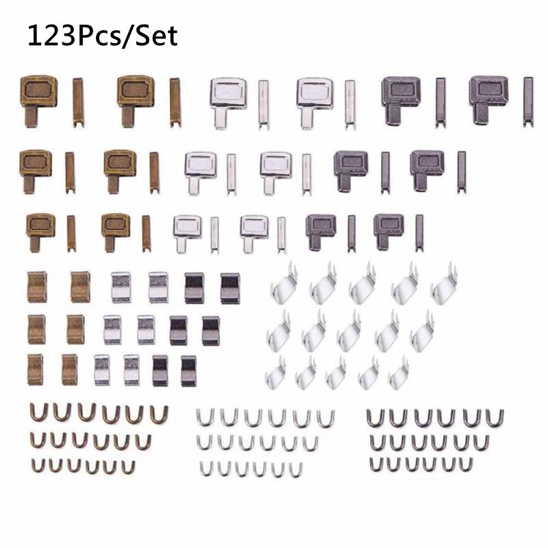 Zipper Repair Kit Replacement Zipper Auxiliary Tool+Installation Tool for Clothes Bags Tents Luggage Sleeping Bag Jacket Outdoor: 123pcs