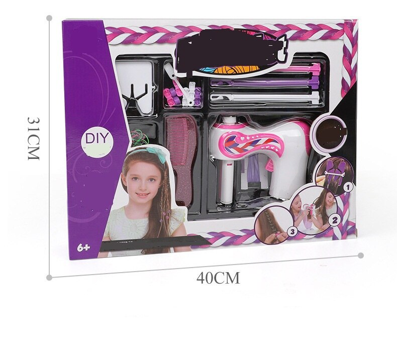 Electric Automatic DIY Hair Knitting Machine Braid Hair Tools Twist Knitting Hair Knitting Roll Twisted Xmas