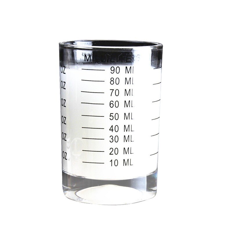 30/60 ml glas målebæger espresso shotglas flydende glas ounce kop med vægt køkkenmål værktøj forsyninger: D