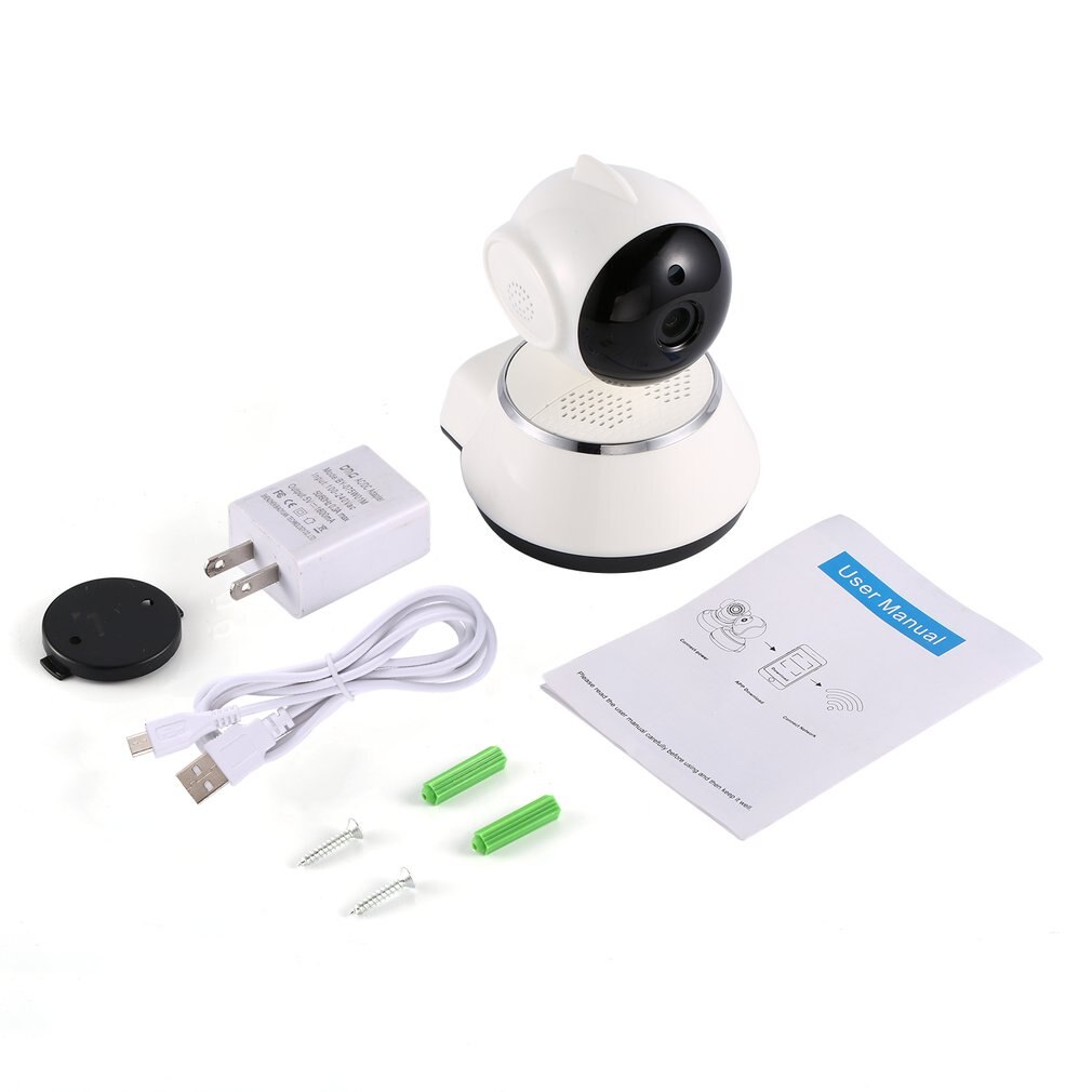 Smart alarm baby / pet monitor ip kamera trådløs wifi sikkerhedskamera indendørs cctv kameraovervågning mini camara: Os