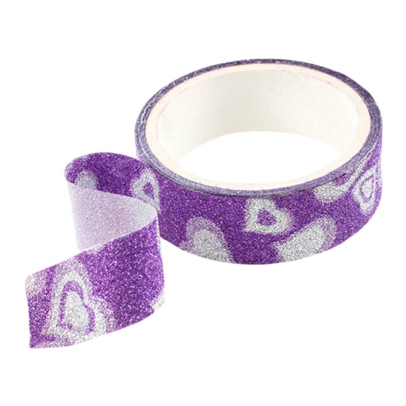 10X DIY Self Adhesive Glitter Washi Masking Tape Sticker & 4 Pack Mini Document File A6 Rainbow Expanding Folder