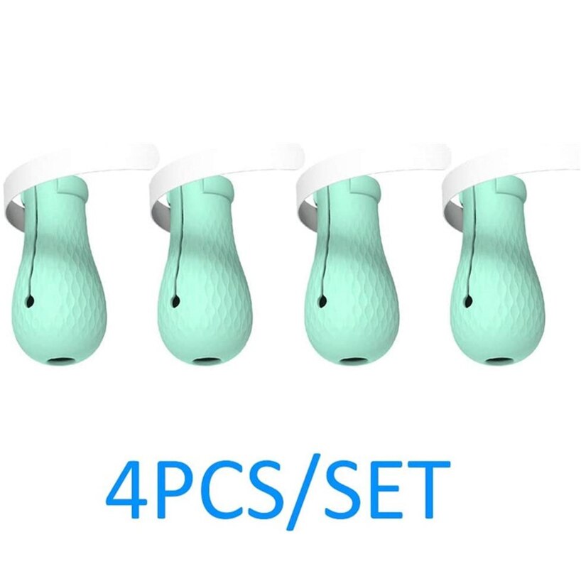 Juego de 4 unidades de zapatos antiarañazos para el baño, suministros de aseo para gatos, Protector de patas de Gato ajustable, funda tipo zarpa de silicona suave: Default Title
