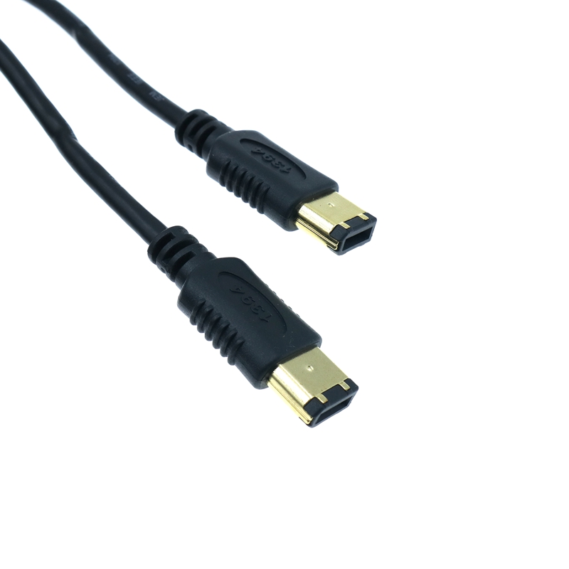 IEEE 1394 Cable 1394a 6pin Male to 6 pin Male 6-6 pin Firewire iLink DV Connection Cable 1.2m 4FT