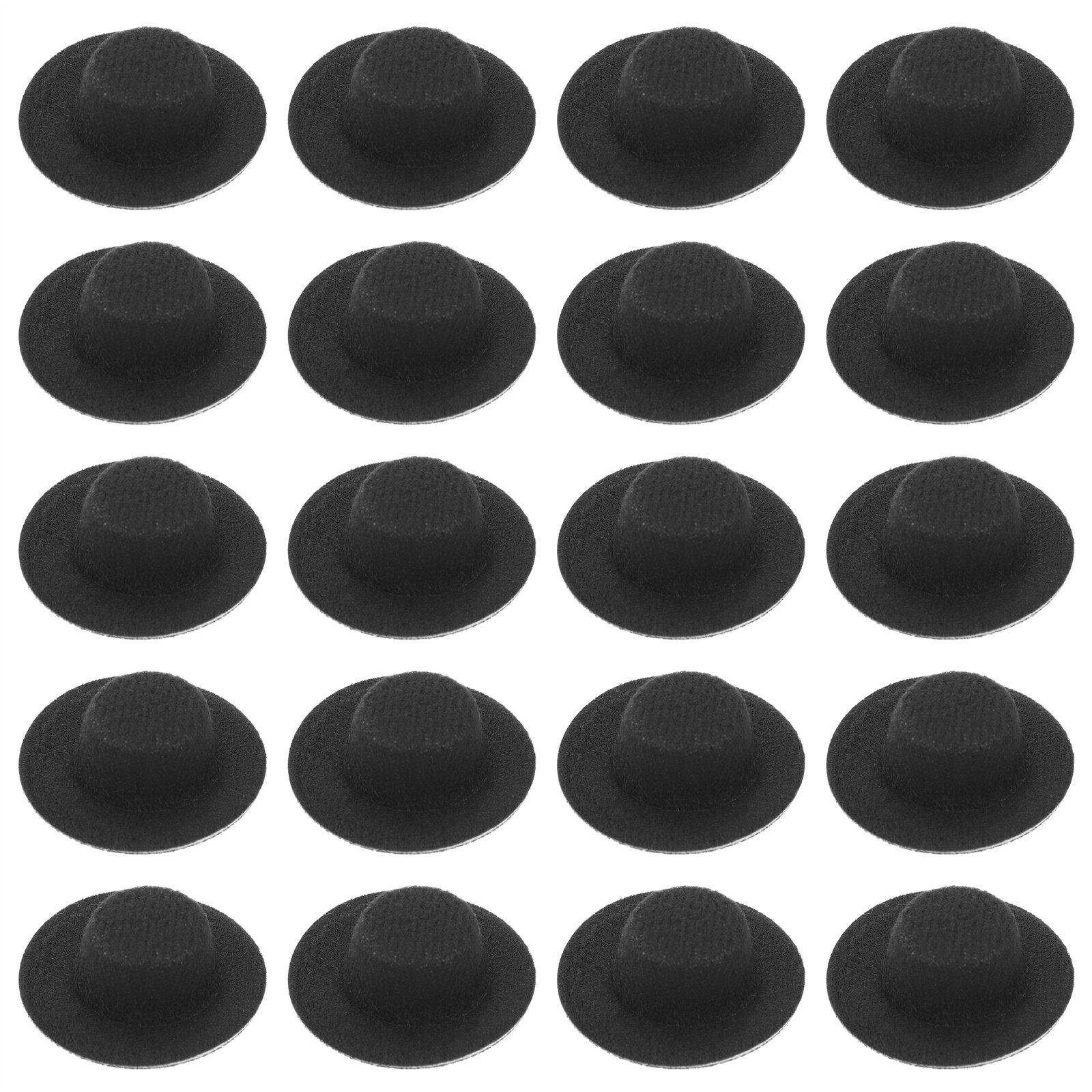 20Pcs Christmas Snowman Hats DIY Hat Adornments Christmas Party Supplies