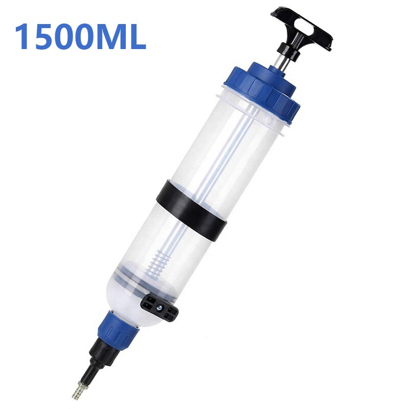Extractor de fluido de aceite para coche, jeringa de extracción manual de transferencia de aceite y combustible, caja de cambios de motor, 200/500/1500ML: 1500ML