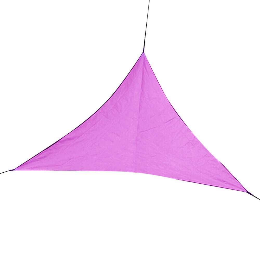 3M pieghevole ombra panno di pioggia triangolo cielo schermo parasole visualizzazione tettoia balcone parco giochi campeggio esterno giardino ombreggiatura strumenti: Colore rosa