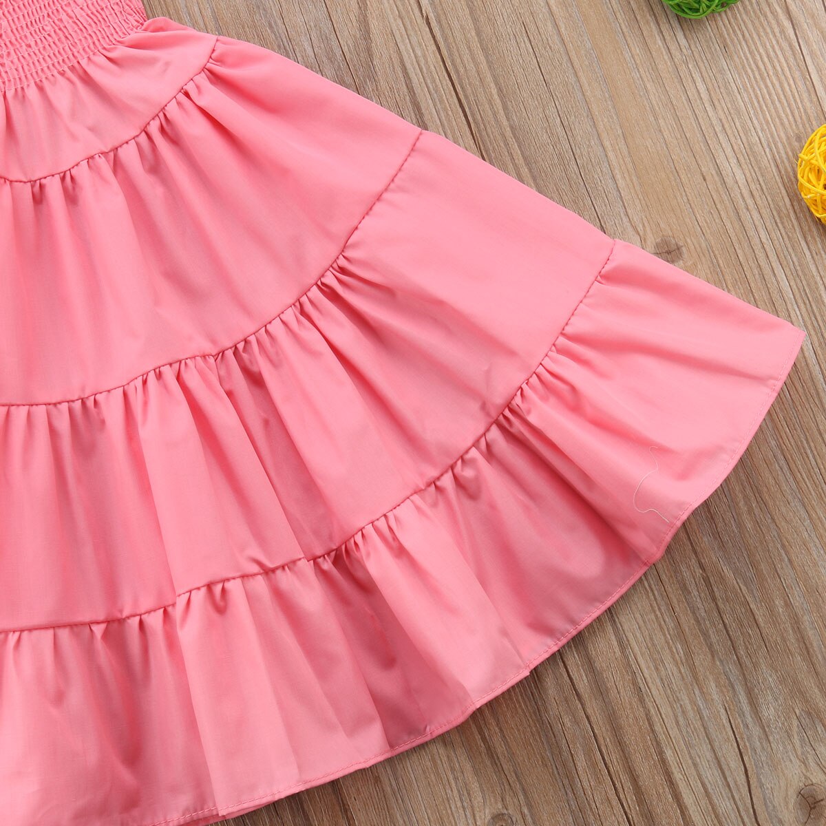 Kids Girls Bobo Long Maxi Skirts Summer Elastic Waist Skirt Cute Girls Clothes Kids Girl 1-5T