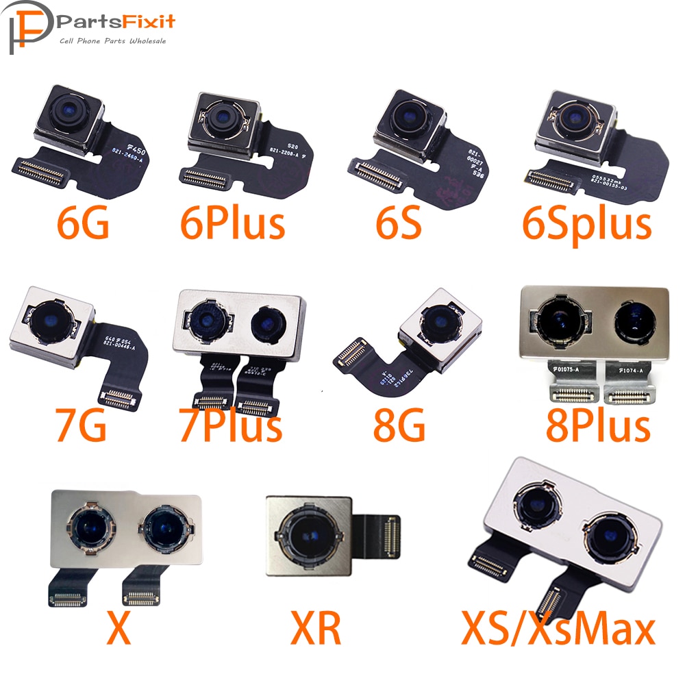 Original Hinten Kamera Für iP6 6Plus 6S 7 7Plus 8 8Plus X XR XS MAX Zurück kamera biegen Kabel Band Wichtigsten Kamera Modul Ersatz