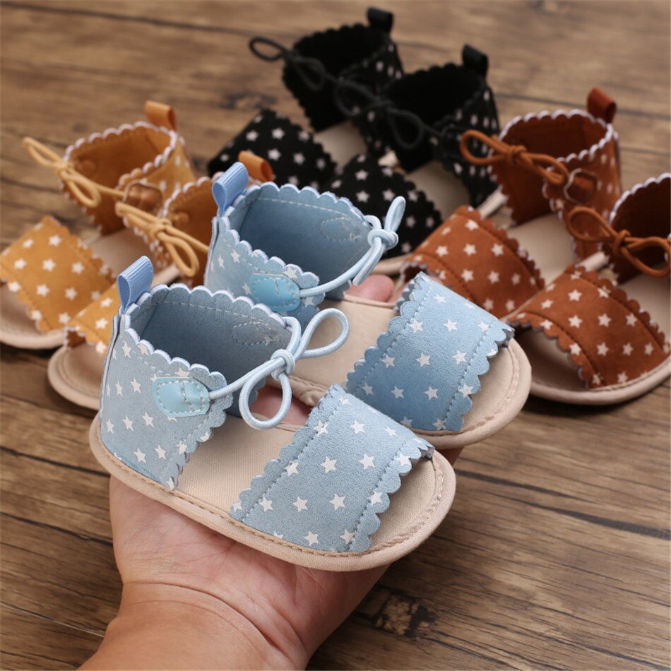 Warmom estate 0-1 anni scarpe da bambino femminili tubo basso traspirante antiscivolo suola morbida sandali neonati scarpe da bambino