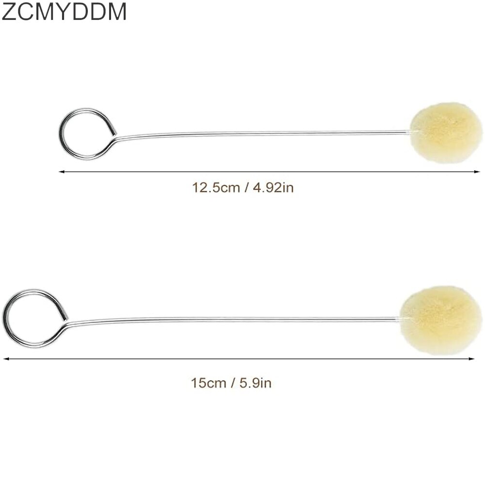 ZCMYDDM-pincel de bola de cuero para pintar, para manualidades, cuero asistido, herramientas de artesanía de cuero para manualidades, 25 uds.