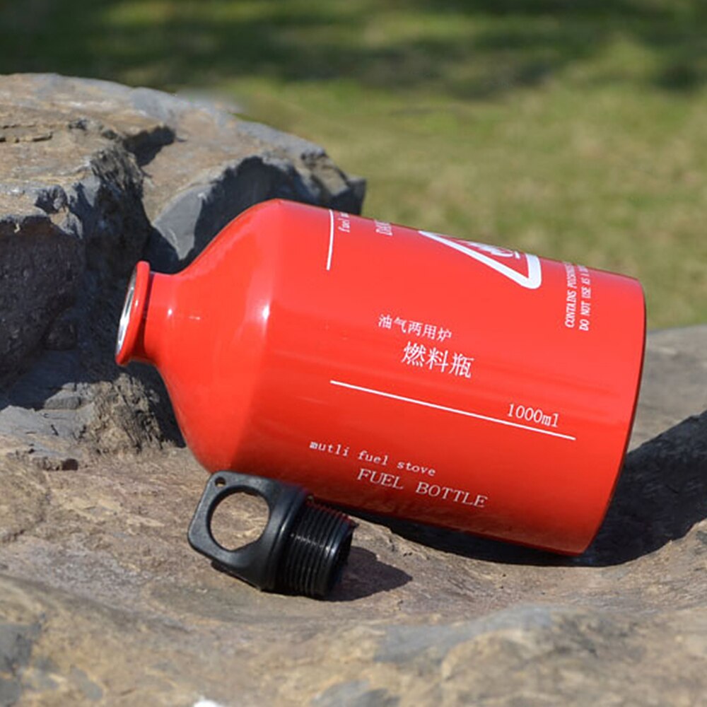 1000ML Empty Fuel Bottle Petrol Kerosene Alcohol Gasoline Container Camping Stove Fuel Bottle Liquid Gas Fuel Bottle Storage Can