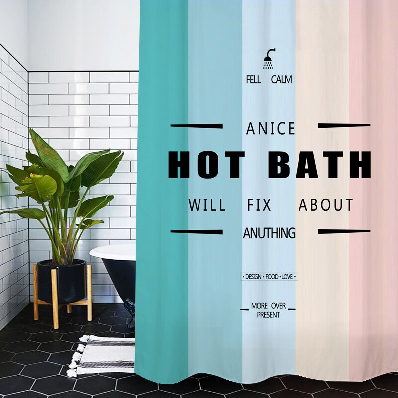 Bad Douche Gordijn Badkamer Waterdichte Gedrukt Po... Grandado