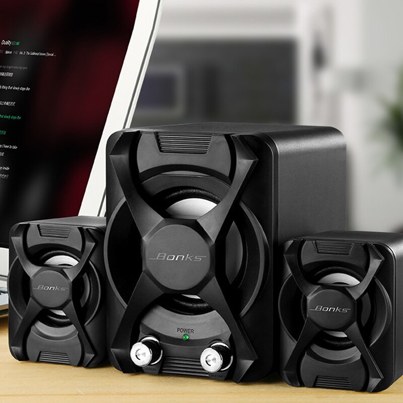 K2 Powerful Bass USB Notebook Stereo Speakers Subwoofer Portable Full Frequency Speaker for Desktop PC Laptop Mobile Phone