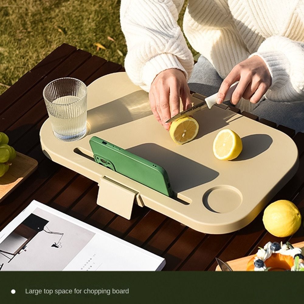 Foldable Outdoor Storage Box Waterproof Camping Table Picnic Basket with Flip-Top Lid Large Capacity Sundries Basket Camping