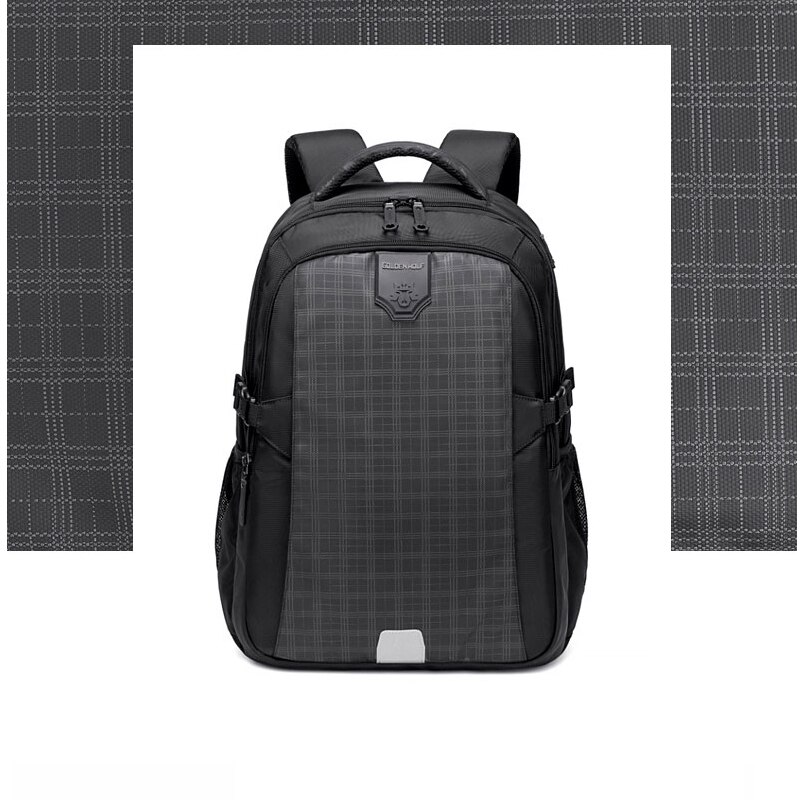 Mochila antirrobo para ordenador portátil para hombre, bolso ligero de gran capacidad para senderismo, Mochila escolar de viaje, novedad de: lattice