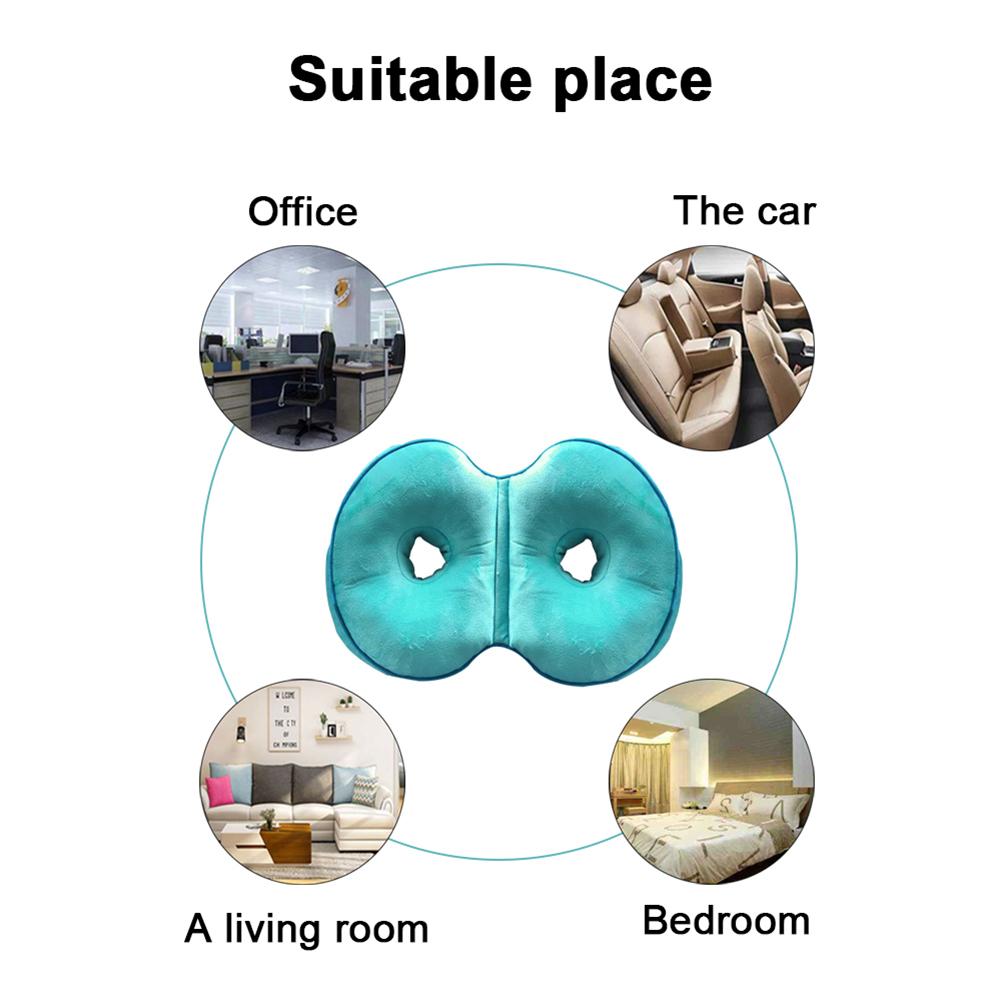 Multifunctional Dual Comfort Cushion Memory Foam Hip Lift Seat Cushions Beautiful Butt Latex Seat Cushion Comfy for Home