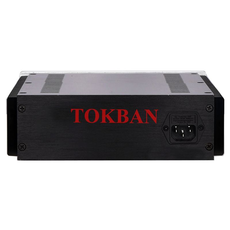 Tokban Audio 2307 226.5*70*271mm Aluminum Class A Power Amplifier Chassis Enclosure with Radiator DIy Home Amp Case Shell