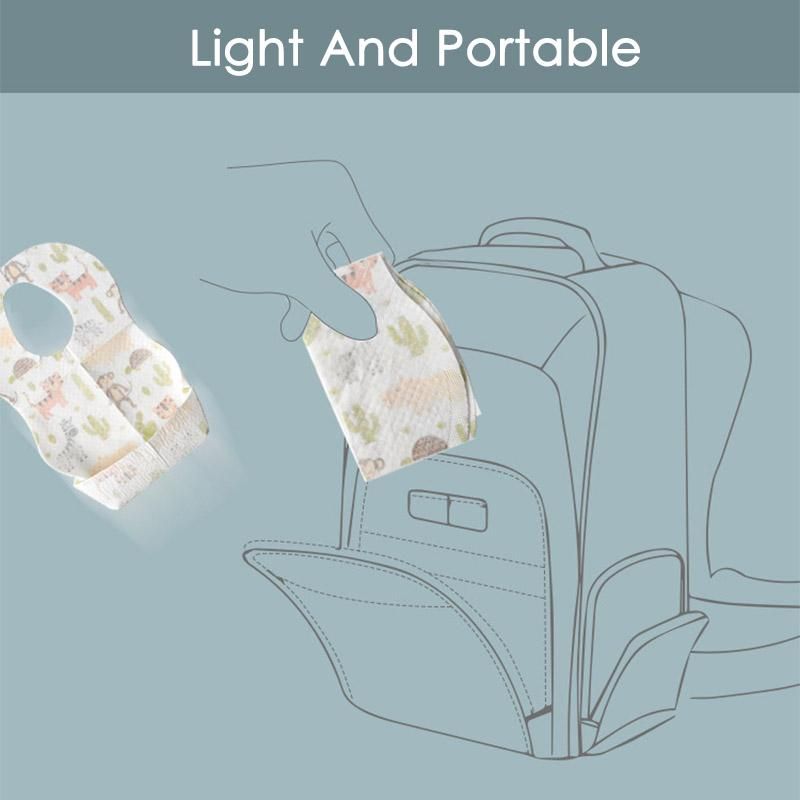 Bavoirs jetables imperméables pour bébés, 10 pièces