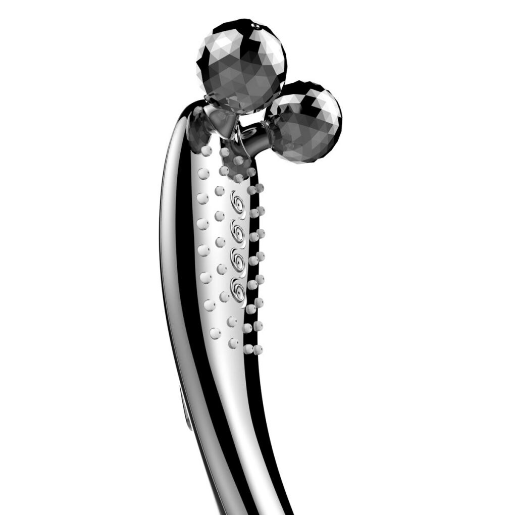 3 Modes Spa Bad Douchekop Dubbele Bal Masseren Regendouche Badkamer Hardware Plastic Handheld Spuit Massager Nozzl