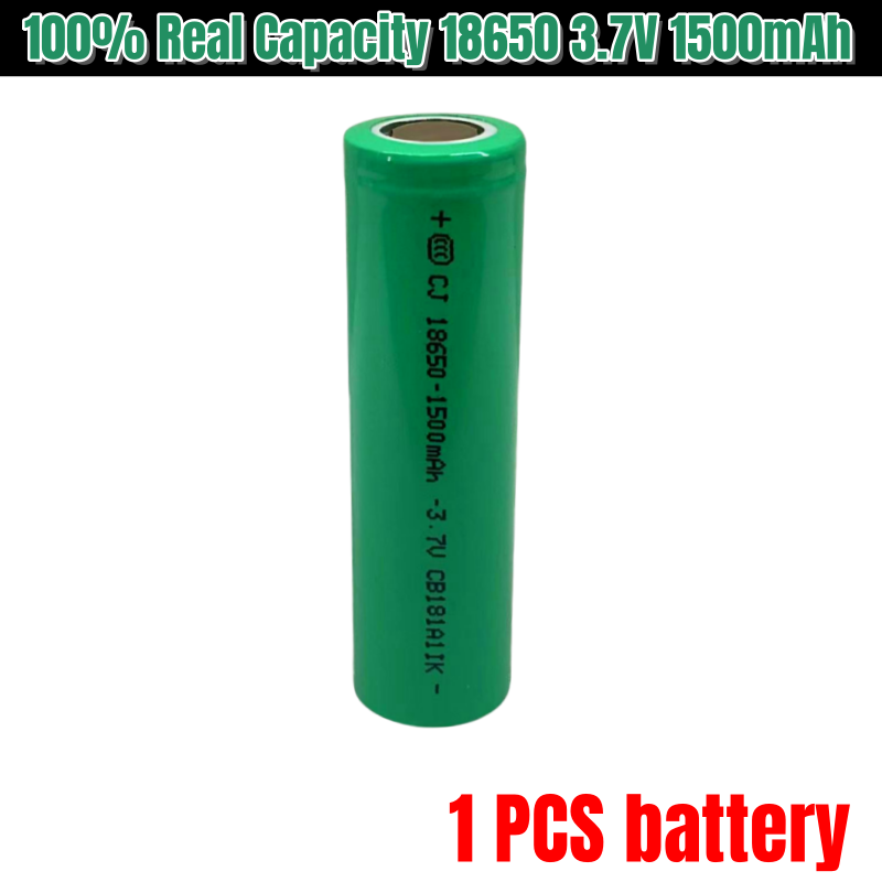 Capacity 3.7V 1500mAH 18650 Lithium Ion Rechargeable Battery, Suitable for Various Electronic Products: PURPLE
