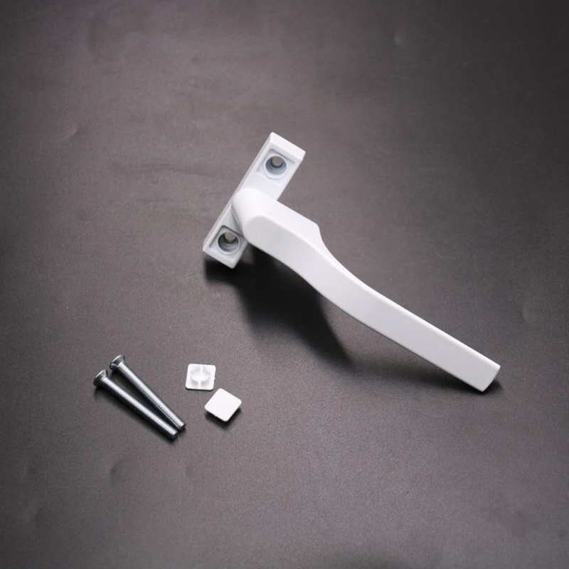 External window handle plastic steel push window drive rod holding hand all metal window lock linkage rod handle hardware access
