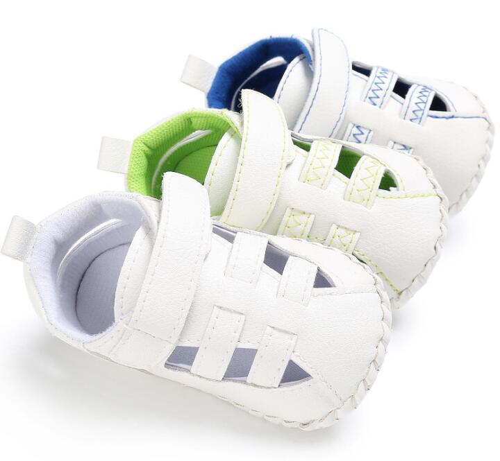 style summer hollow baby sandals Newborn baby shoes moccasins Non-slip first walker sandals for 0-18M