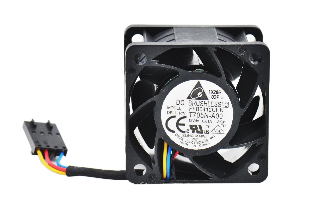 Originele Delta FFB0412UHN 4028 40Mm Server Fan Grote Power Cooling Fan 12V 0.81A Met 4pin Poweredge R210 0T705N 0N229R