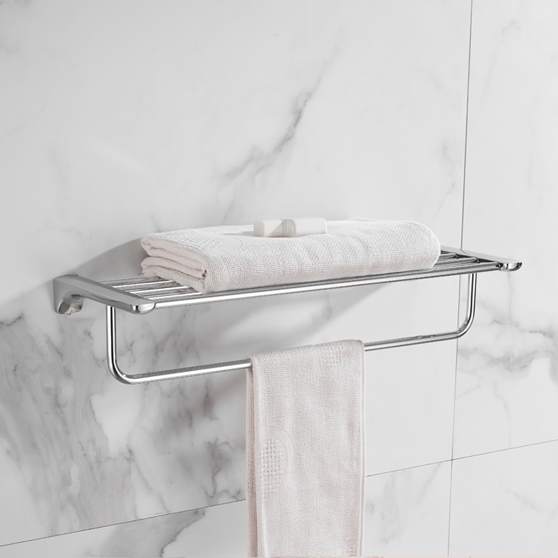 Hoogwaardige Roestvrijstalen Badkameraccessoires Set, Badkamerhaak, Papierhouder, Handdoekstang, Handdoekring, Badkamersets, Chromen 13700