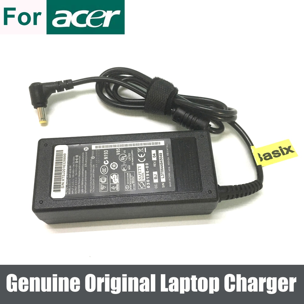 Originele 65W 19V 3.42A Ac Adapter Lader Voeding Voor Acer Aspire V3-531 V5-571 V3-771G