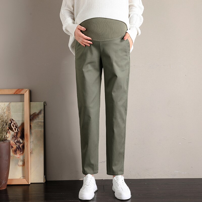 Autumn Maternity Harem Pants Elastic Waist Belly Trousers Clothes for Pregnant Women Autumn Casual Pregnancy