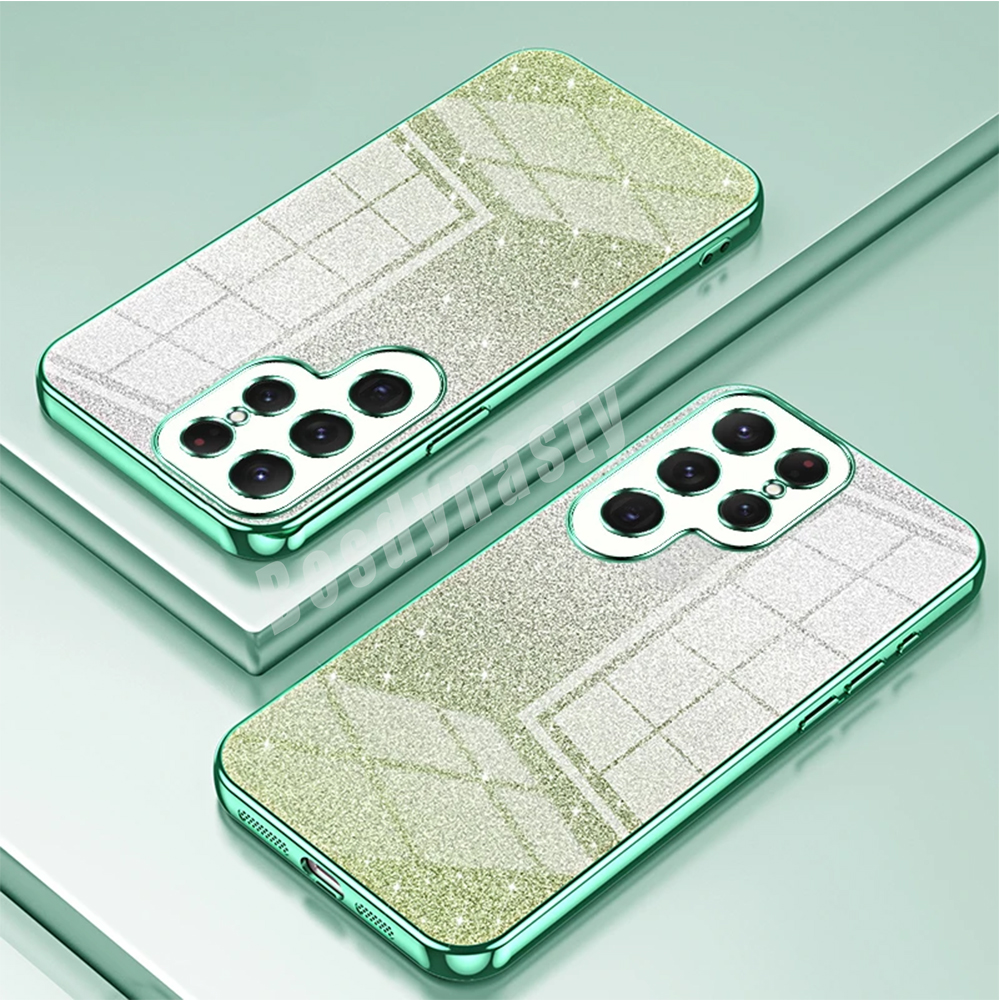 POCO X6 M6 Pro Luxury Glitter Shiny Case For Xiaomi POCO X6 Pro M6 Pro 5G Shockproof Soft Silicone Plating Transparent Cover: CANVAS / SKY BLUE