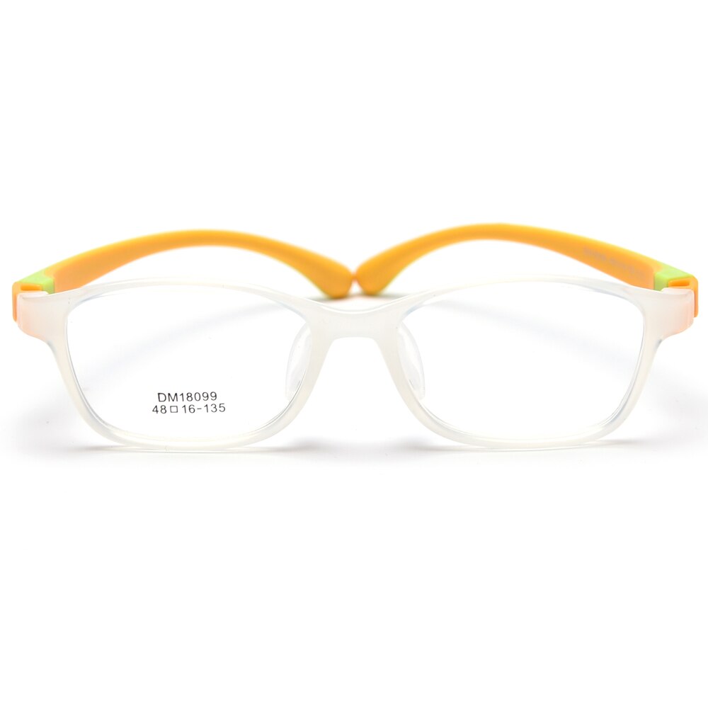 Peekaboo square optical glasses frame kids silicone girls boy child glasses for baby accessories purple blue double color