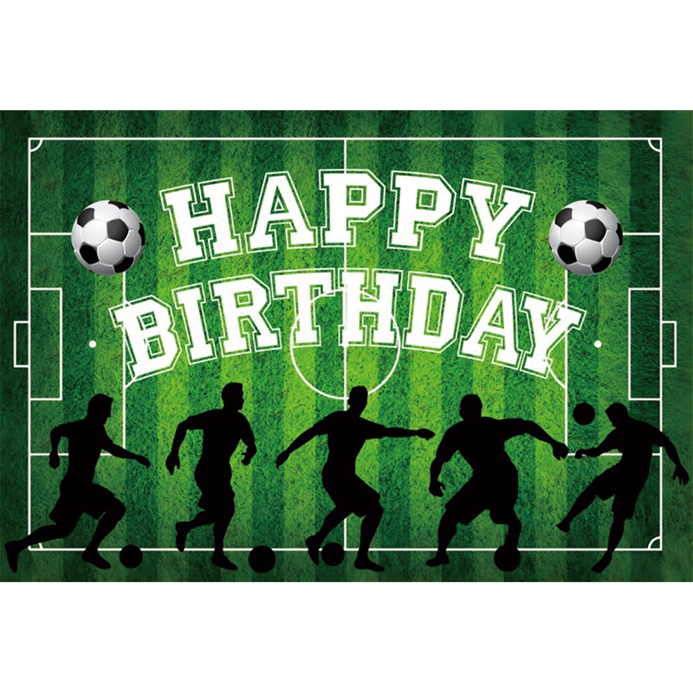 Soccer Birthday Party Backdrop Football Field Photo Background Soccer Theme Birthday Party Decorations