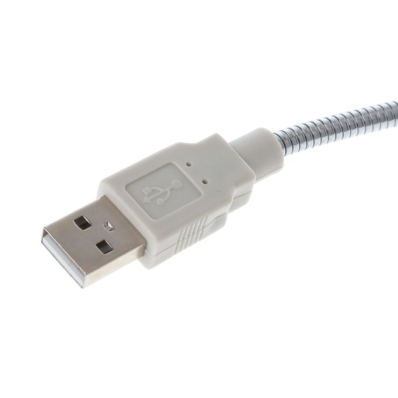 Flexible Gooseneck USB LED Clock Fan with Real Time Display For Notebook PC