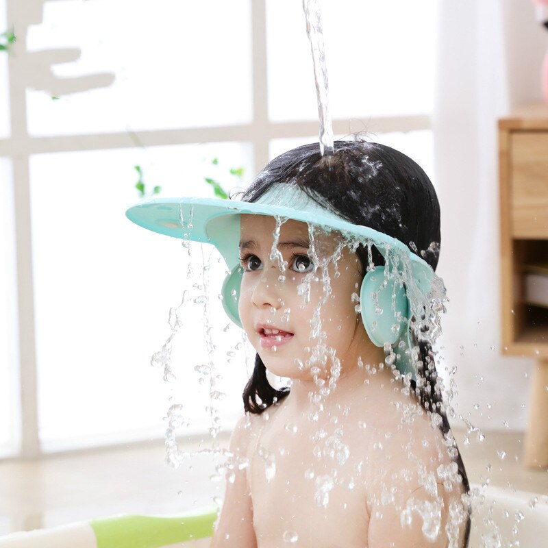 Sicherheit Baby sterben Haare Waschen Hütte Ohr Schutz Typ freundlicher Silikon Schlecht Kappe freundlicher Shampoo Kappe freundlicher