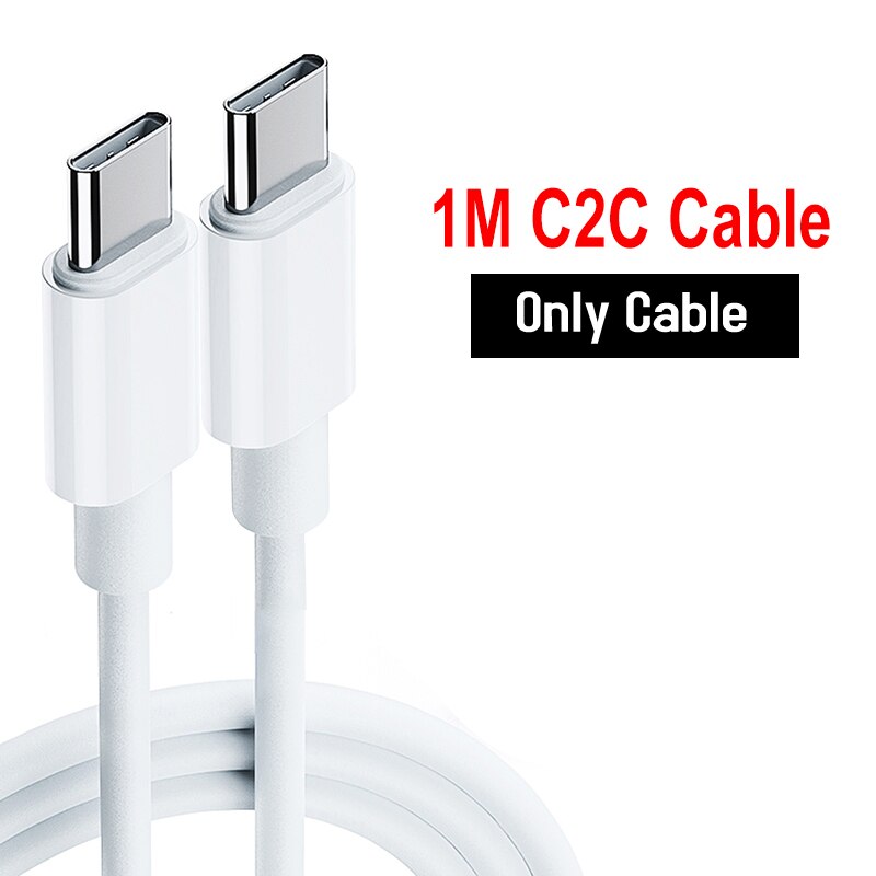 Carga rápida carregador usb para iphone 12 para samsung para huawei digital carregador de parede de carregamento rápido tipo c cabo de carregamento pd 20w: 1M  C2C