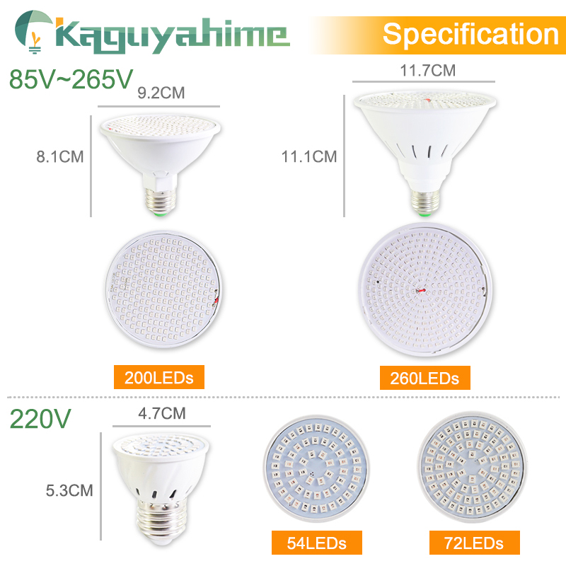 Kps Led Grow Light E27 Lampada Led Grow Lamp Volledige Spectrum 4W 30W 50W 80W Indoor plant Lamp Ir Uv Bloeiende Hydrocultuur