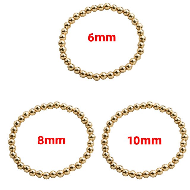 Bohemia Shiny Crystal Bracelets Female Handmade Beaded Statement Bracelets Bangles for Women Gold Color Hand Link Chain Jewelry: B1982