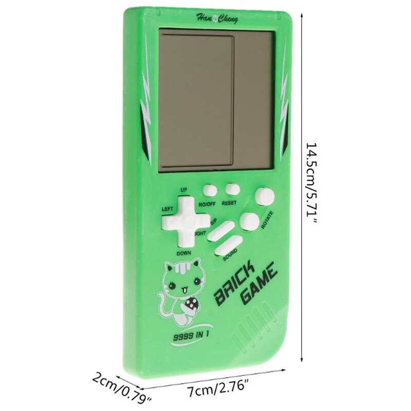 Grand écran classique Machine de jeu de poche Tetris brique jeu enfants Machine de jeu 26 jeux