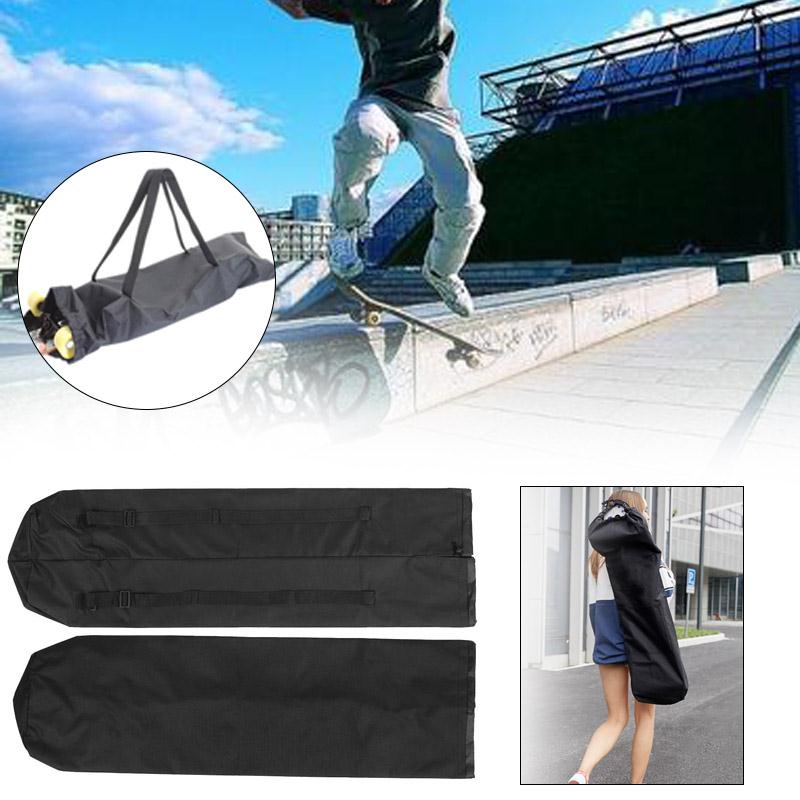 Cyrank Sac à Longboard Et Skateboard - Housse De Protection Pour Planche à Roulettes Et Scooter Électrique Plié En Oxford - 120 X 30 X 15 Cm